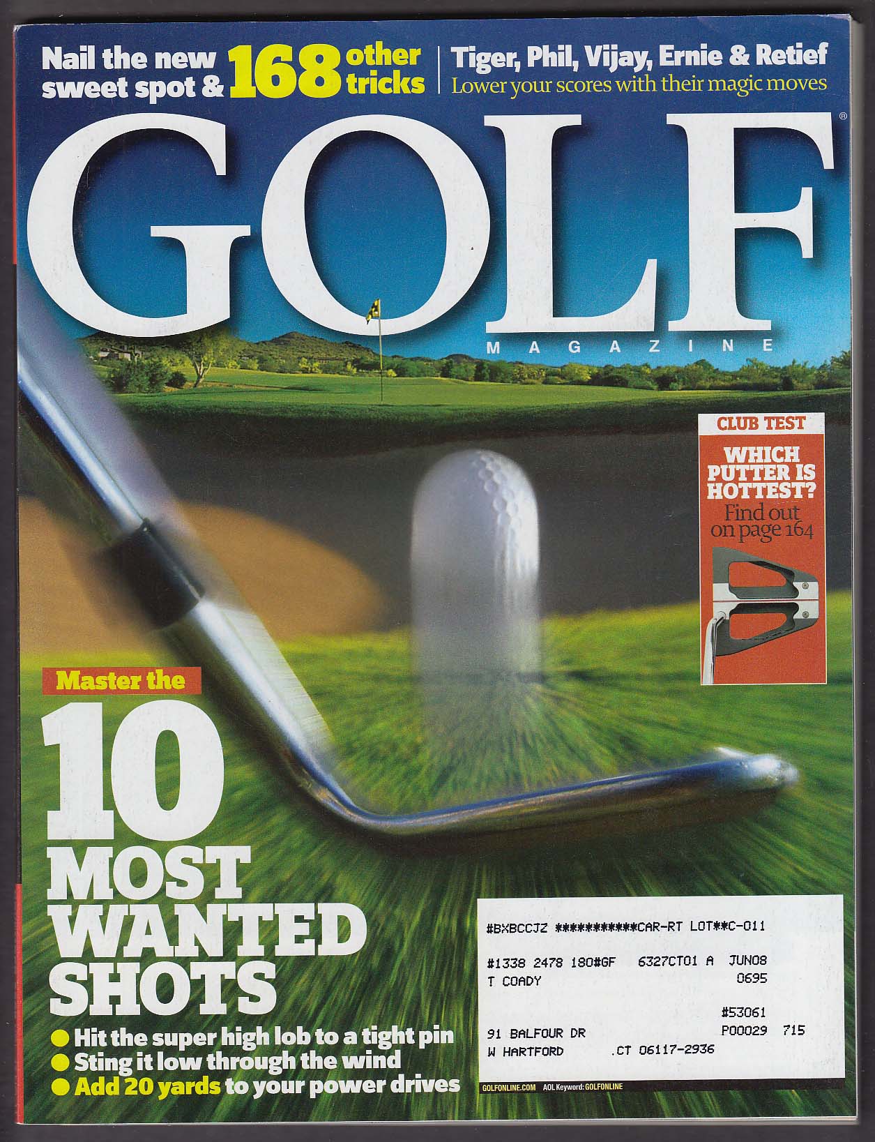 Image for GOLF Miguel Angel Jimenez Lee Westwood Jim Furyk + 11 2005