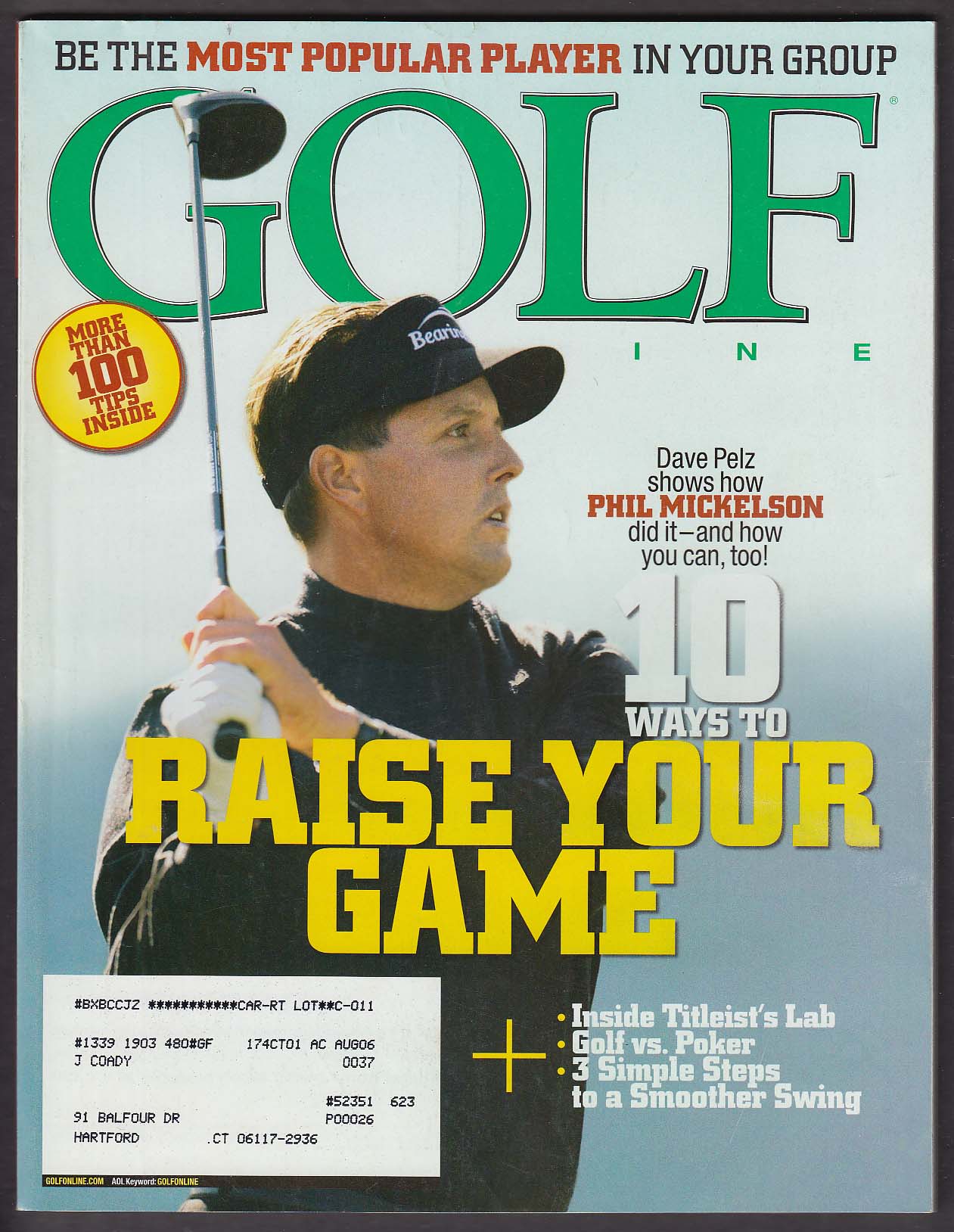 Image for GOLF Phil Mickelson Donald Trump Lorena Ochoa ++ 1 2005