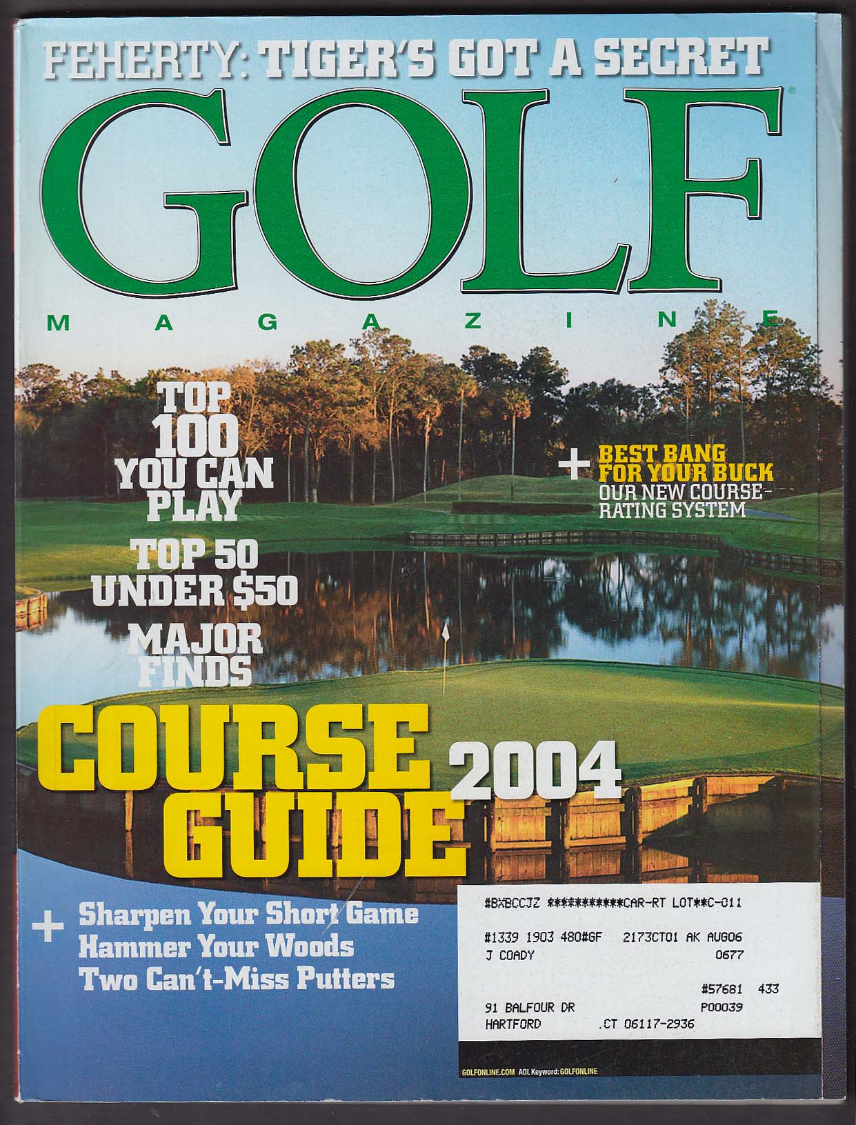 Image for GOLF Craig Stadler Arnold Palmer Dave Pelz + 9 2004