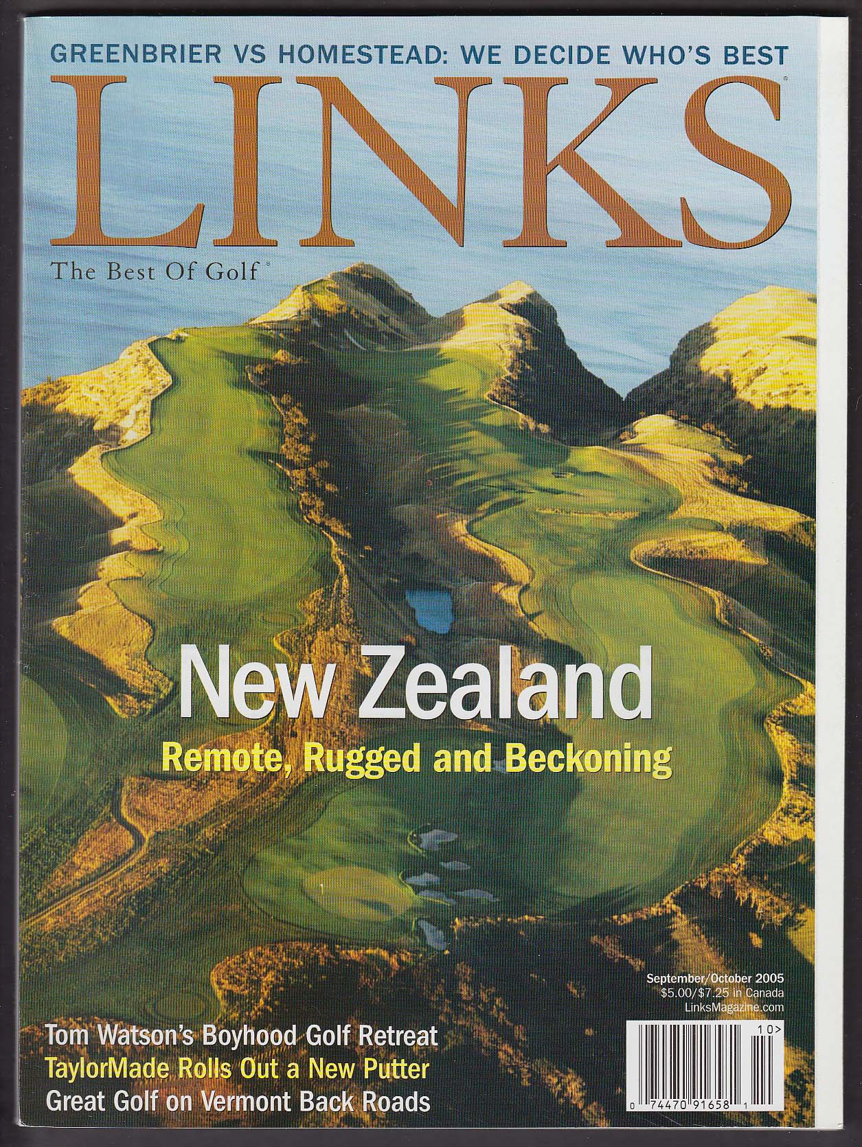 Image for LINKS New Zealand Tom Watson Tom Weiskopf Ardglass Monza Corza 9-10 2005