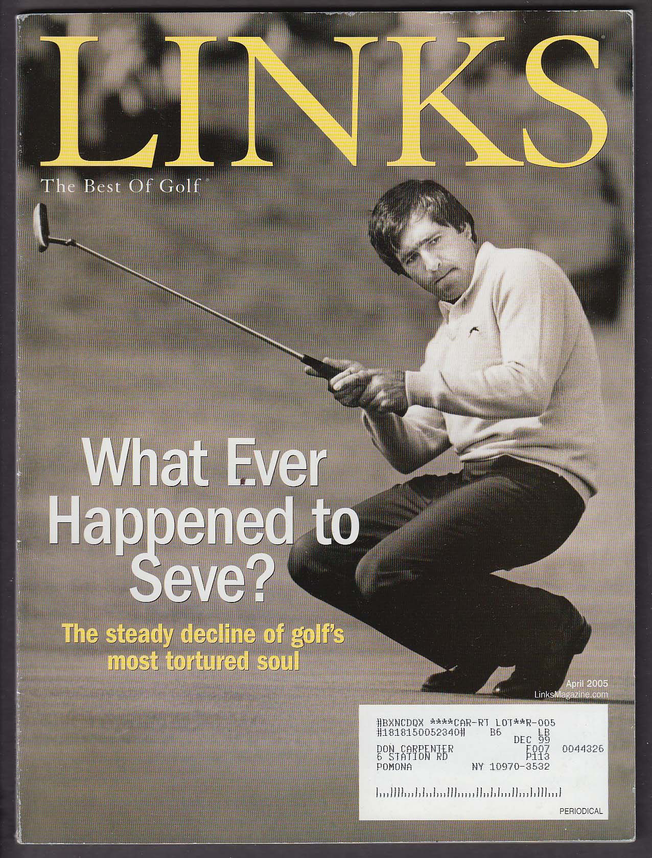 Image for LINKS Seve Ballesteros Augusta Palmetto Bluff St Enodoc Bobby Jones + 4 2005