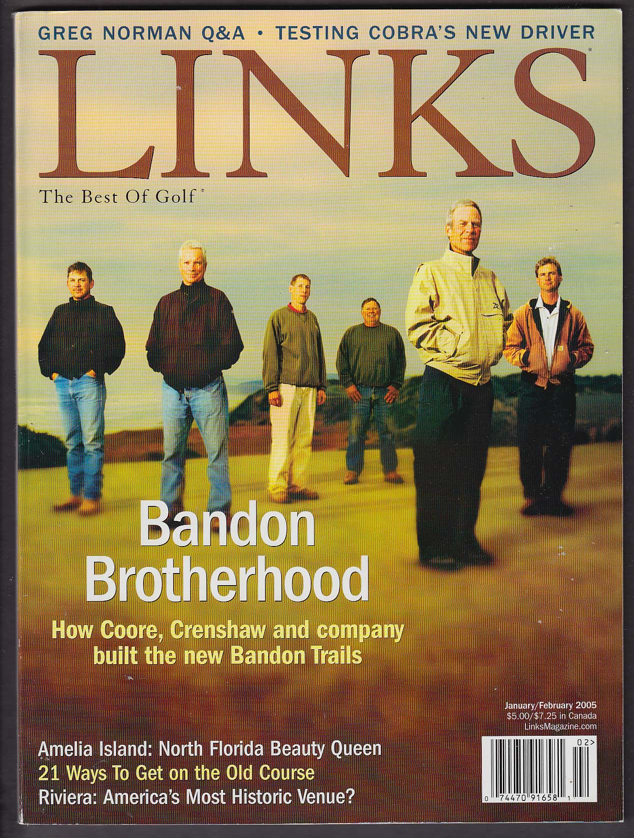 Image for LINKS Coore Crenshaw Bandon Amelia Island Greg Norman + 1-2 2005