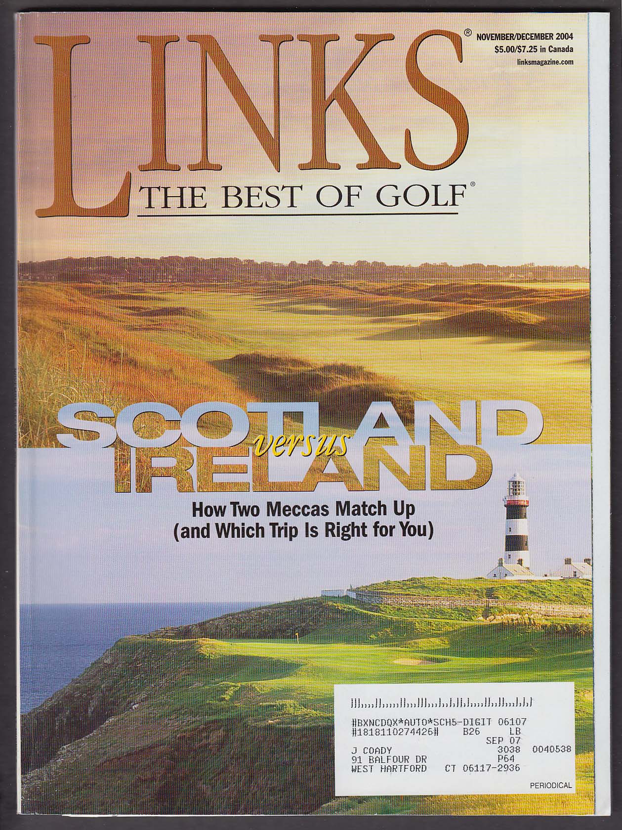 Image for LINKS Scotland Ireland Dunes Kinloch Rye Club + 11-12 2004