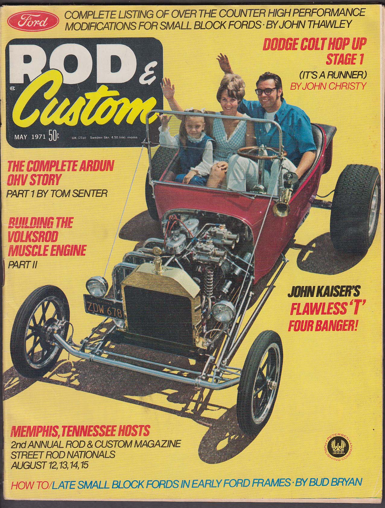 Image for ROD & CUSTOM John Kaiser Dodge Colt Ardun OHV Volksrod ++ 5 1971