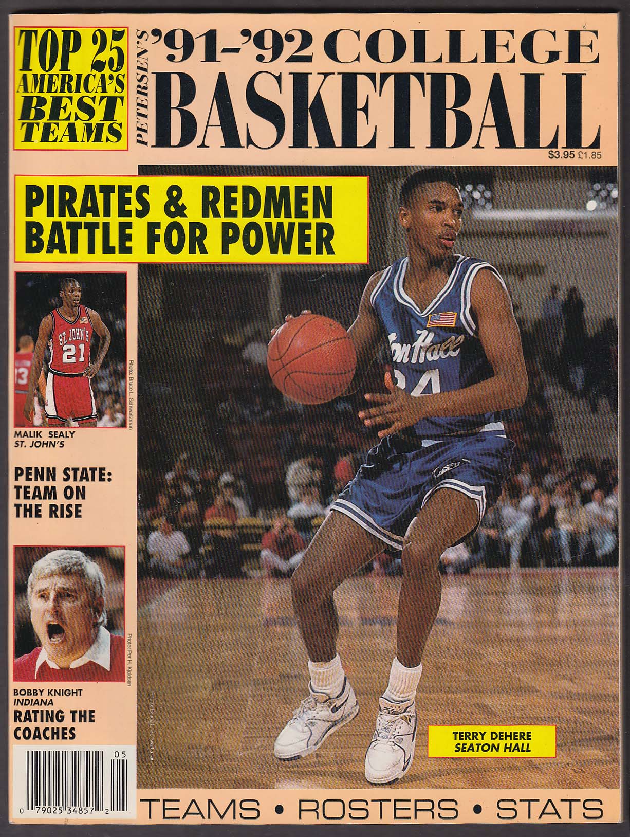 Image for PETERSEN'S 1991-1992 College Basketball: Terry Dehere Malik Sealy Bobby Knight +