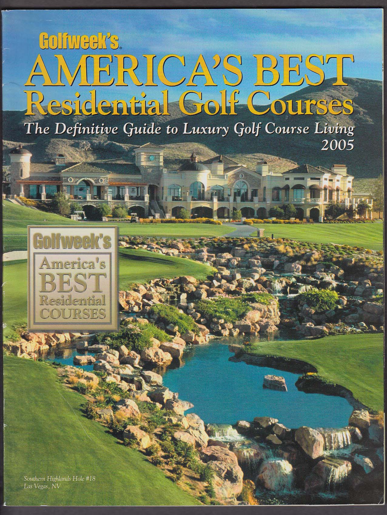 Image for GOLFWEEK America's Best Residential Golf Courses 2005