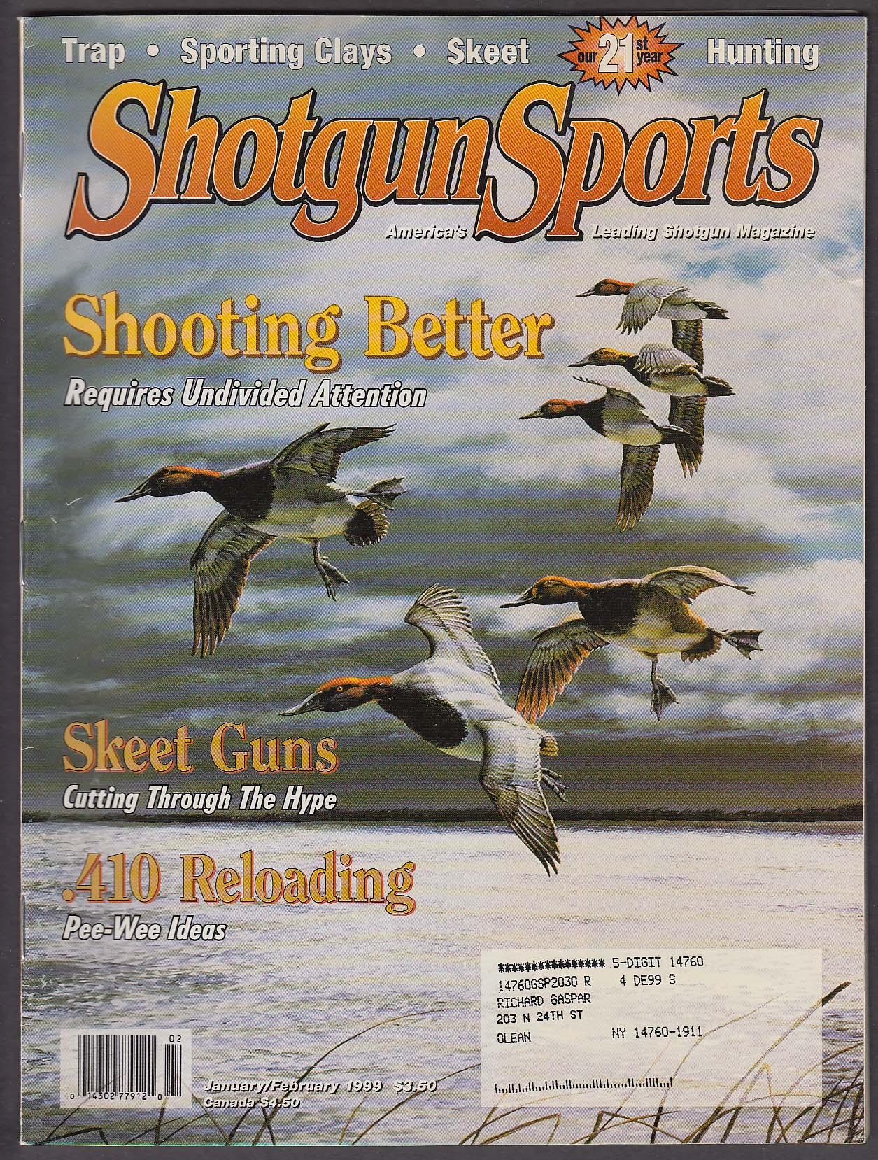 Image for SHOTGUN SPORTS .410 Reloading Appalachian Ruffies + 1-2 1999
