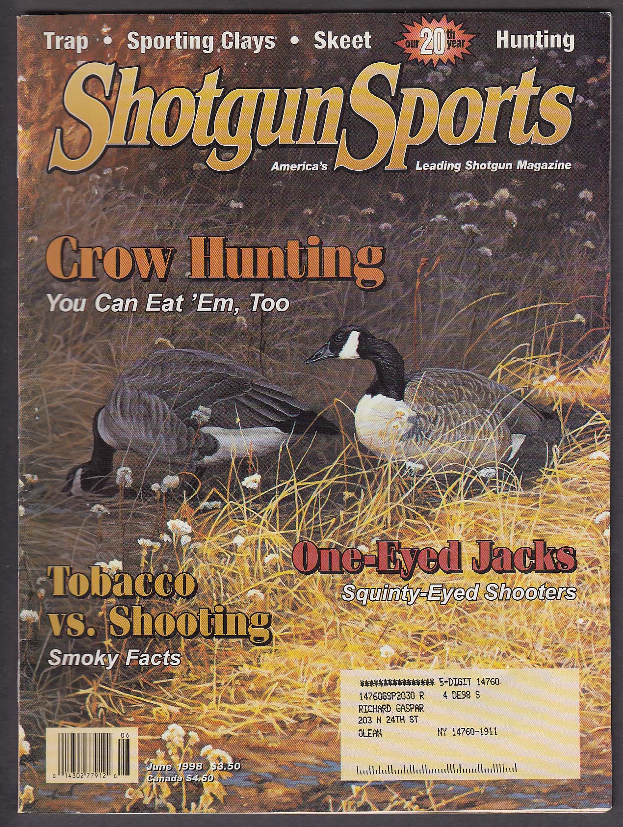 Image for SHOTGUN SPORTS Hodgdon Titewad Tobacco Over/Under Trap Gun + 6 1998