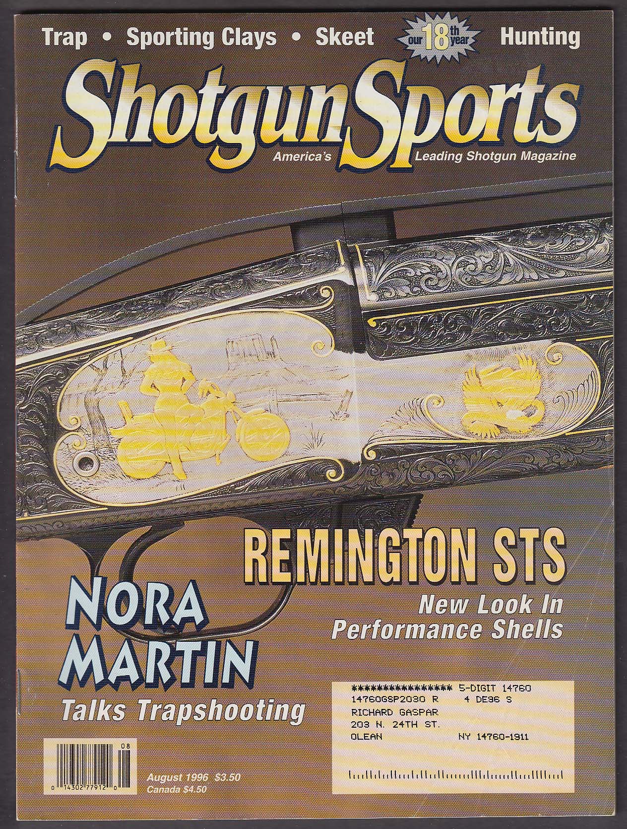 Image for SHOTGUN SPORTS Remington STS Nora Martin Solo 1000 + 8 1996
