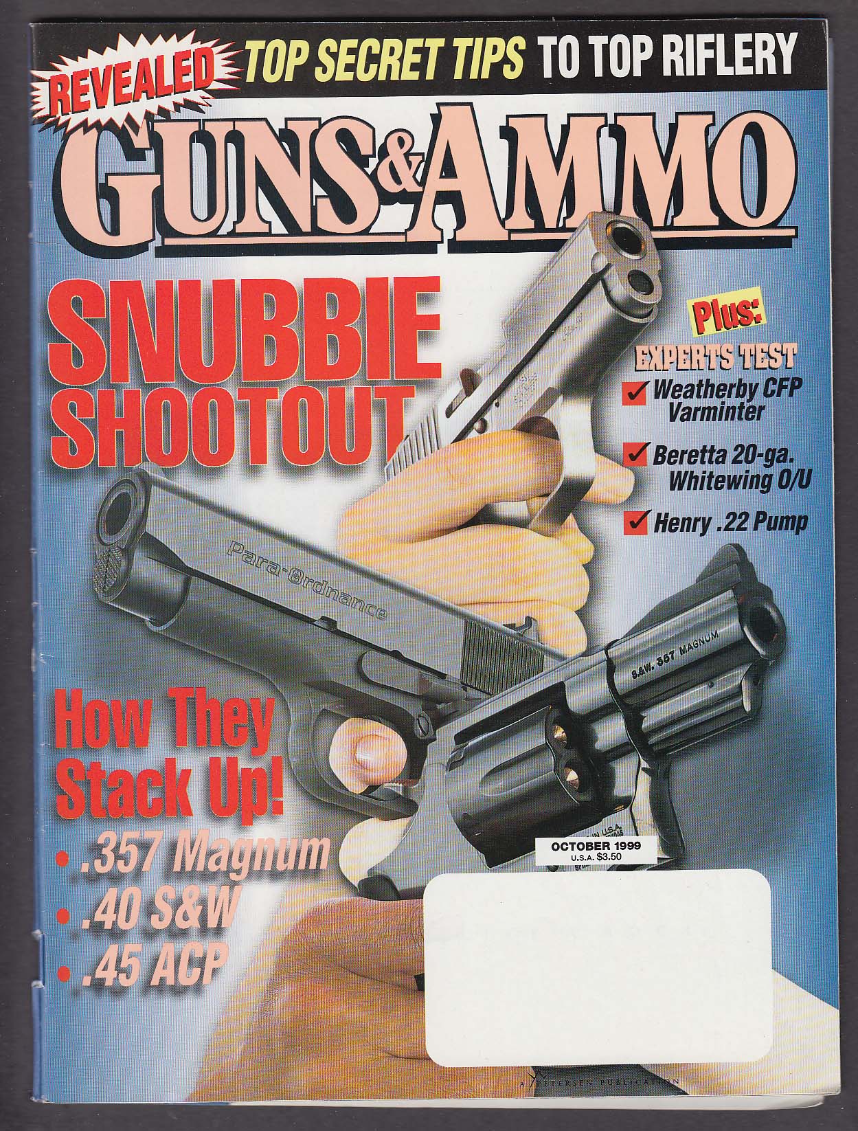 Image for GUNS & AMMO Weatherby CFP Beretta Whitewing Henry Pump + 10 1999
