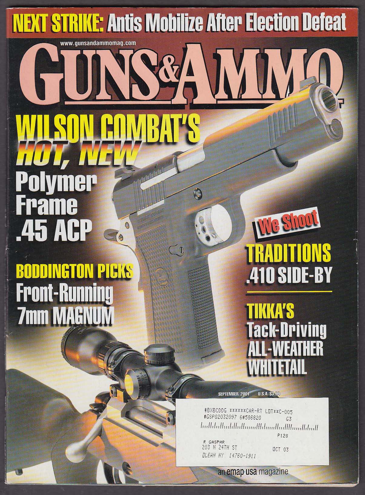 Image for GUNS & AMMO Remington 7 Weatherby Elite Field III + 9 2001