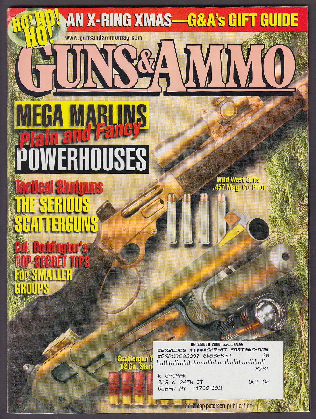 Image for GUNS & AMMO Marlin .457 Griffon 1911A1 Ithaca 37 + 12 2000