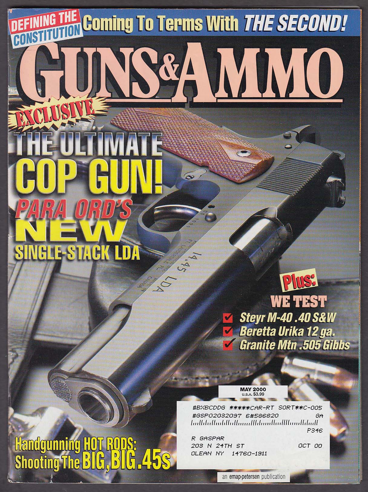 Image for GUNS & AMMO Para Ordnance Steyr M-40 Beretta Urika Granite .505 Gibbs 5 2000