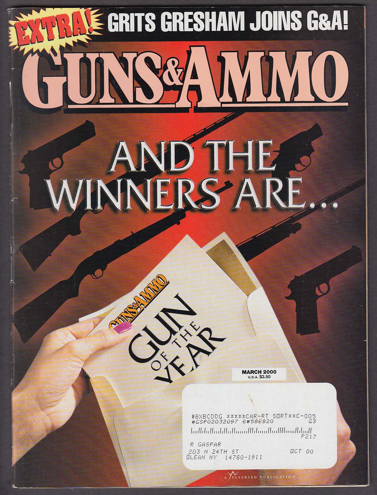 Image for GUNS & AMMO Grits Gresham Smith & Wesson 337 Colt 25 Pocket Hammerless + 3 2000