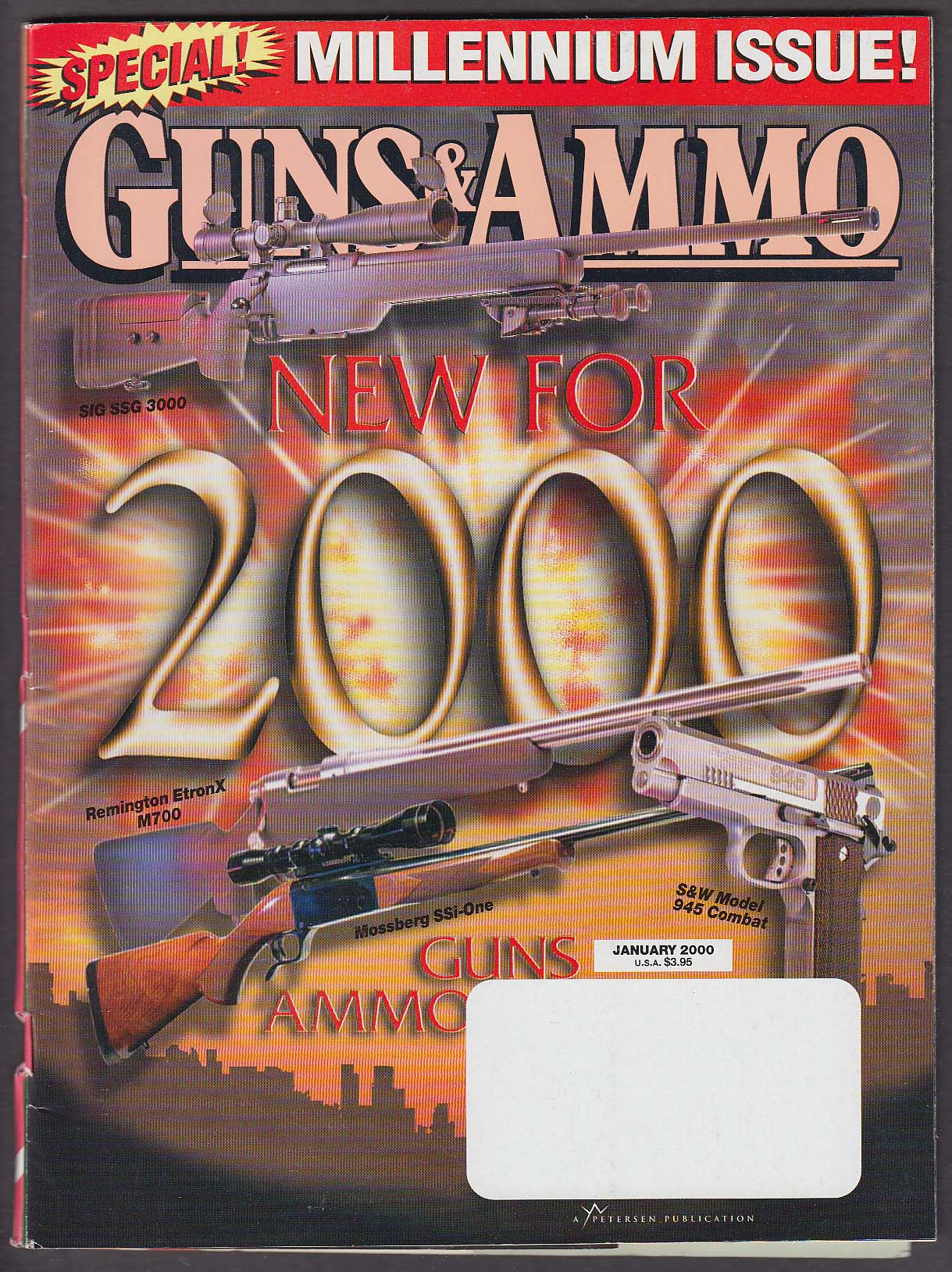 Image for GUNS & AMMO SIG SSG 3000 Remington M700 Mossberg S&W 945 1917 New Service 1 2000