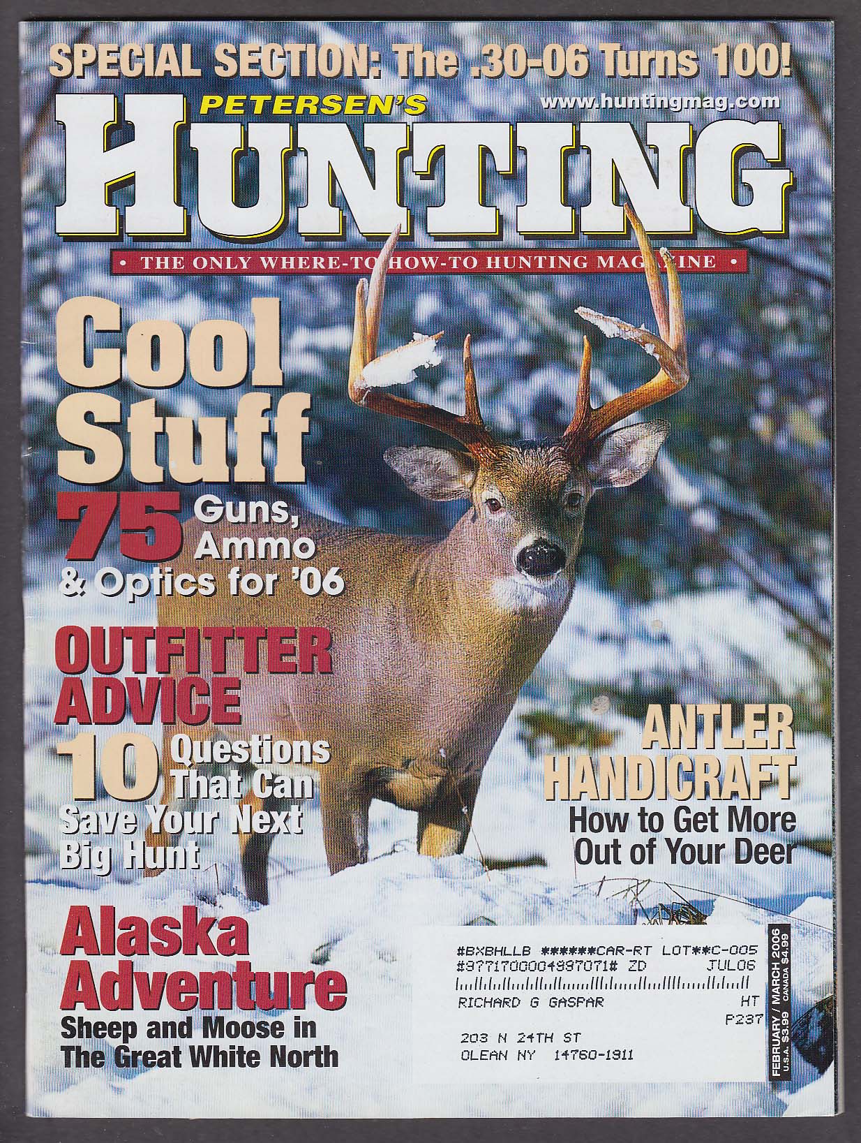 Image for PETERSEN'S HUNTING .30-06 Alaskan Yukon Moose Deer Daniel Boone 2-3 2006
