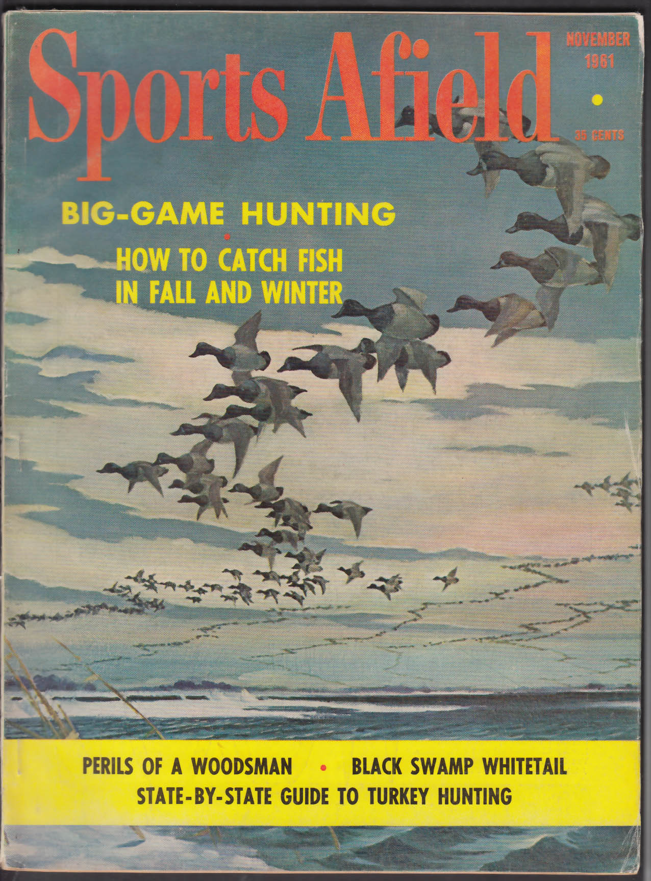 Image for SPORTS AFIELD Big Game Antelope Turkey Hunting Black Swamp Whitetails + 11 1961