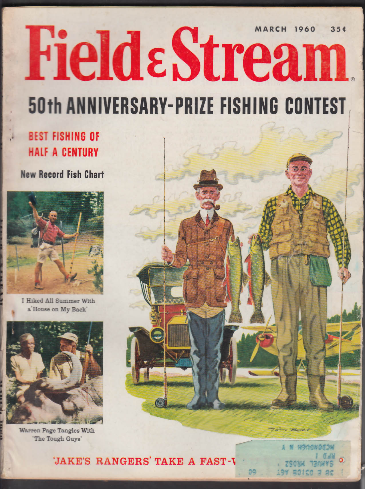 Image for FIELD & STREAM Fishing Warren Page Jake's Rangers Chickcharney Pigeons + 3 1960