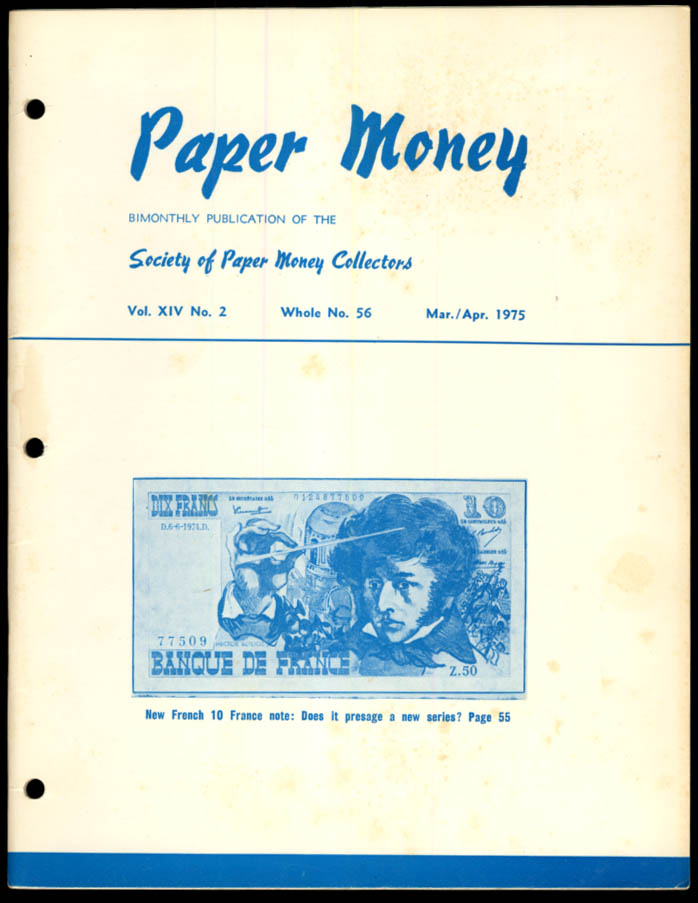 Image for PAPER MONEY 3-4 1975 Dakota Necessity Currency; Double Face 1974 Error Note