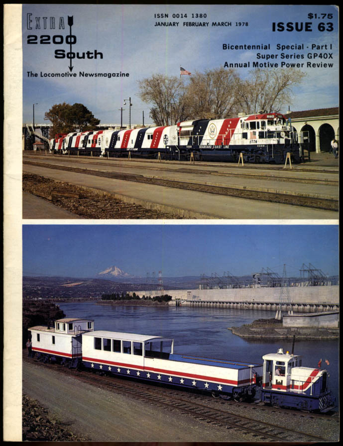 Image for EXTRA 2200 SOUTH 1-2-3 1974 Bicentennial specials; Super Series GP40X