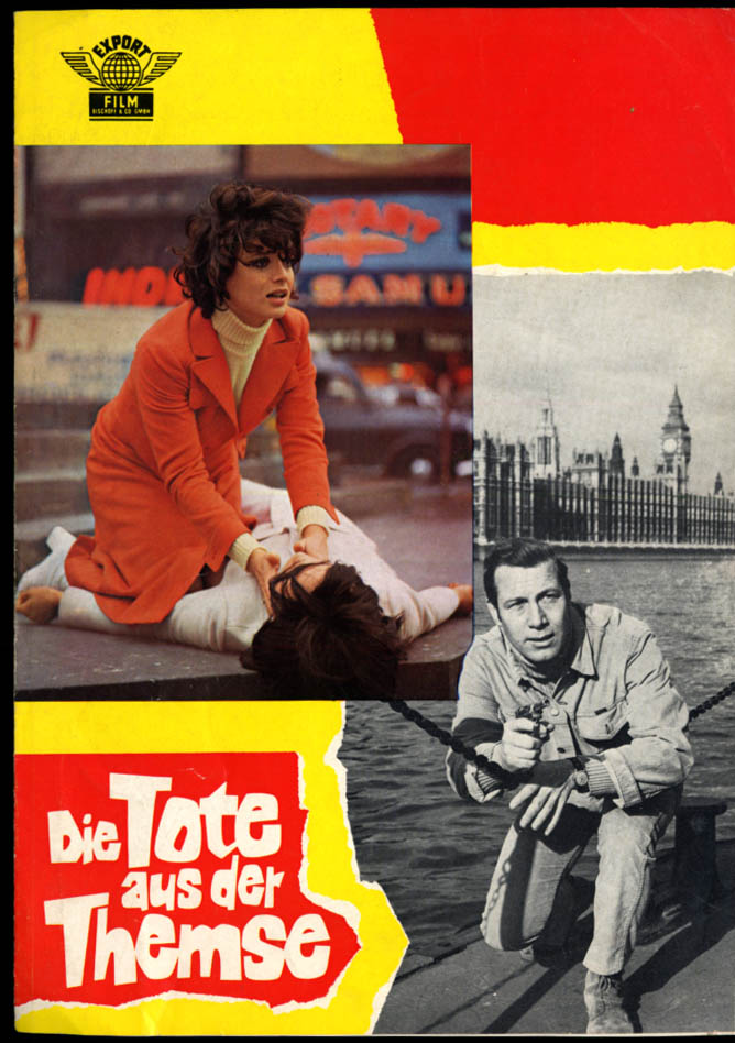 Image for Die Tote aus der Themse / Angels of Terror movie promotional folder 1971