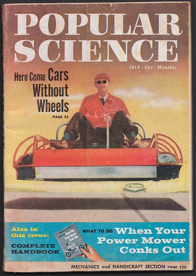 Image for POPULAR SCIENCE Atomic Ruins Skin Diving Uranium Messerschmitt Fluoride + 7 1955
