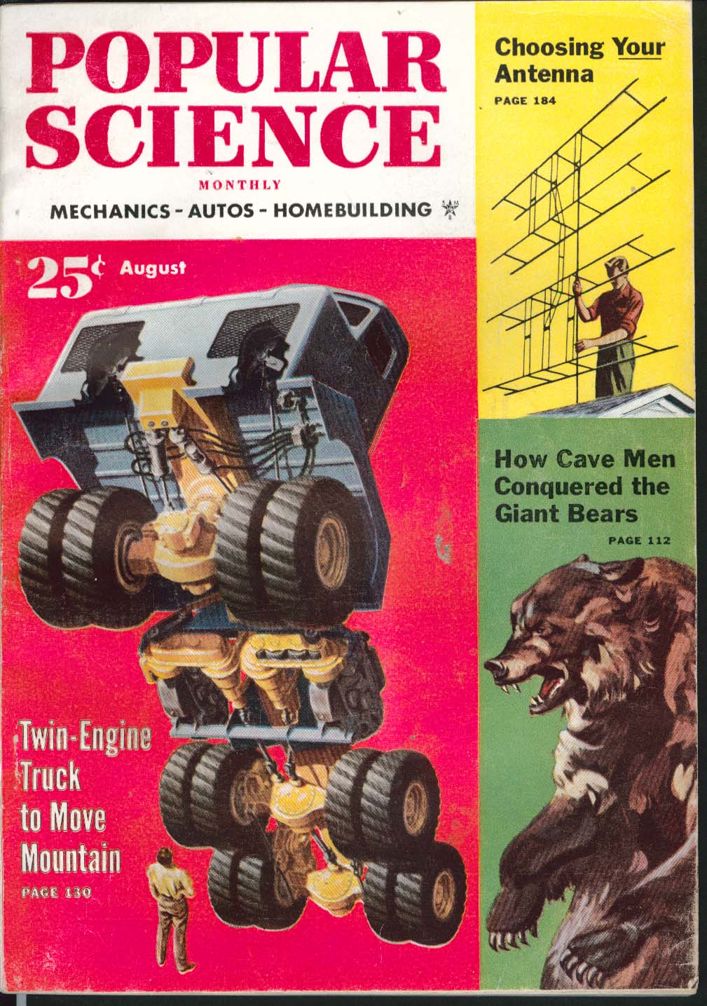 Image for POPULAR SCIENCE New Airliner Gears Jets to Props 3-D Movies Motorcycle ++ 8 1953