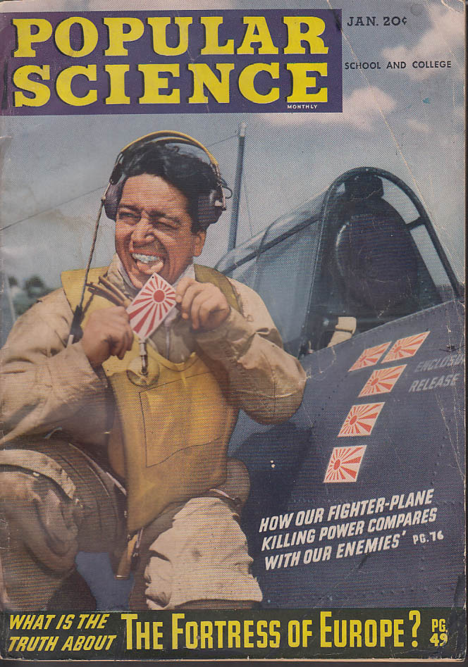 Image for POPULAR SCIENCE Tailstock Tap Holder Fighter-Plane Firepower Little Husky 1 1944