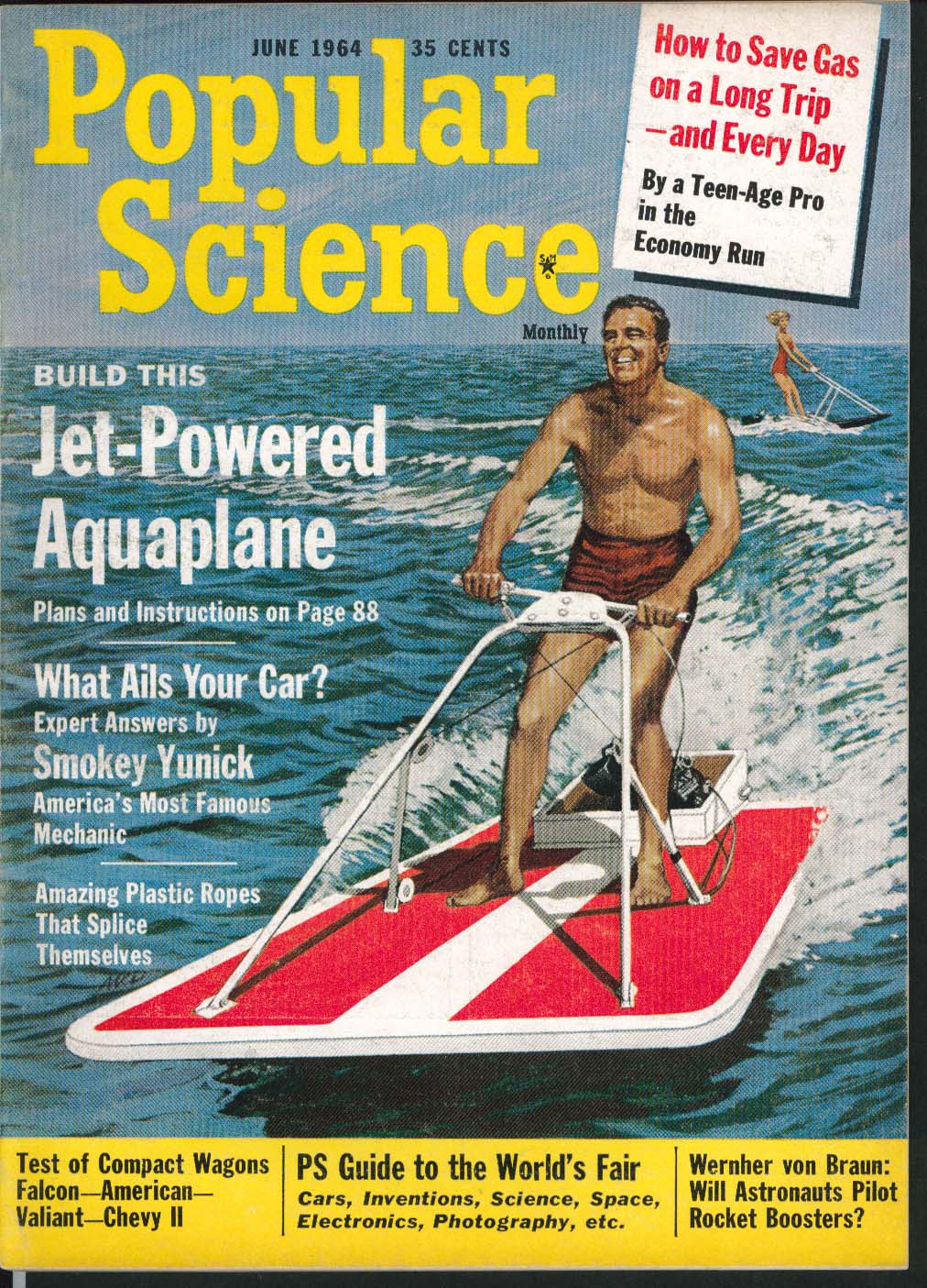 Image for POPULAR SCIENCE Compact Wagon tests: Falcon American Valiant Chevy II ++ 6 1964