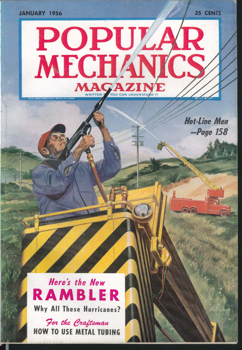 Image for POPULAR MECHANICS Rambler test report Hurricane Season Outdoor Survival + 1 1956
