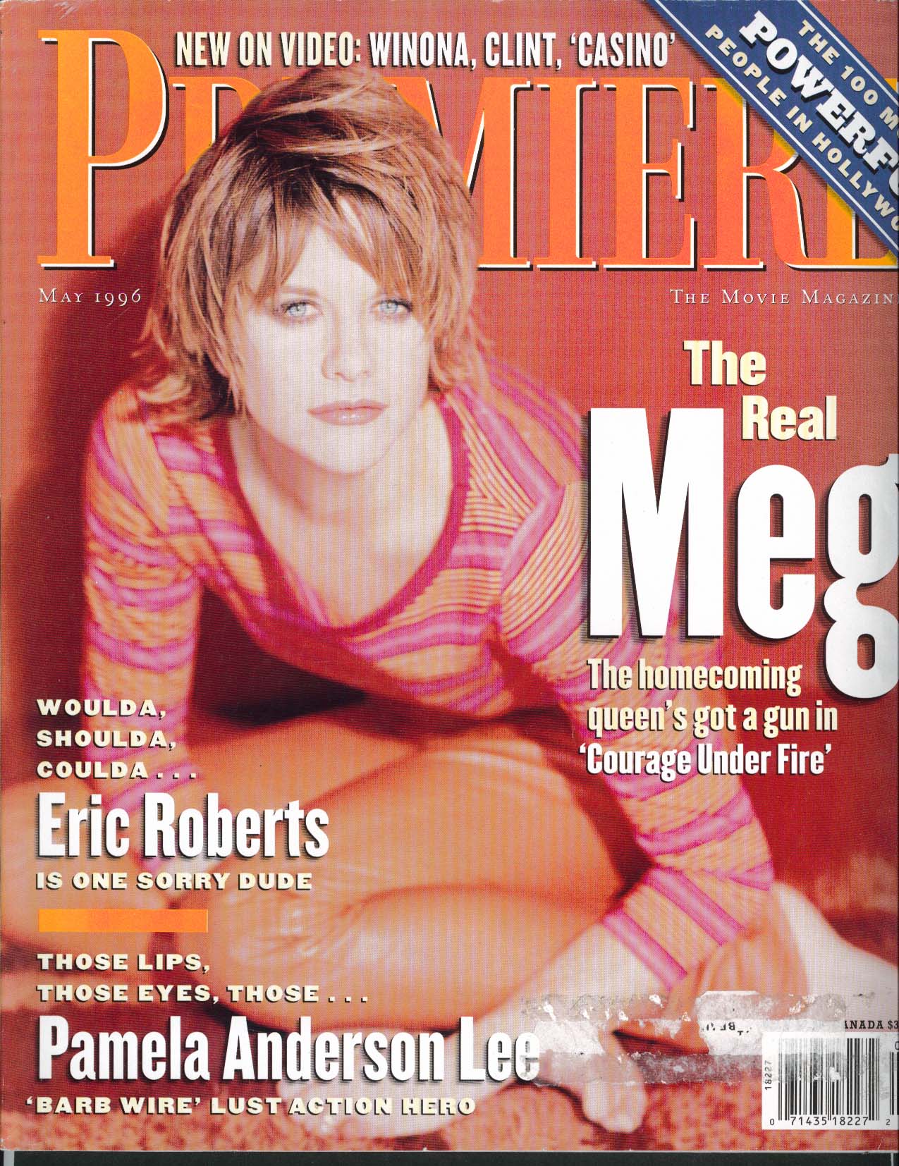 Image for PREMIERE Meg Ryan Pamela Anderson Lee Eric Roberts Winona Ryder ++ 5 1996