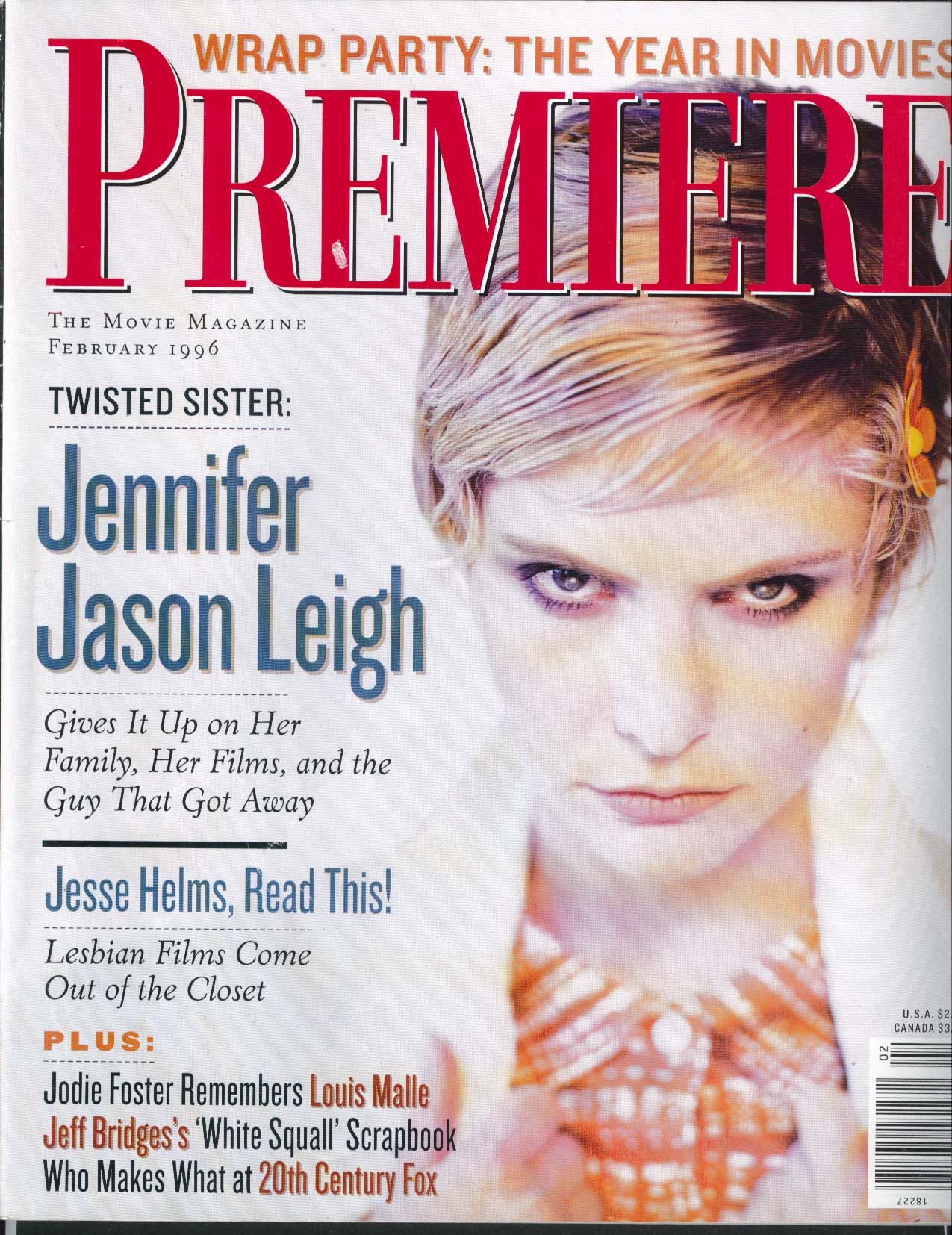 Image for PREMIERE Jennifer Jason Leigh Jesse Helms Jodie Foster Jeff Bridges ++ 2 1996