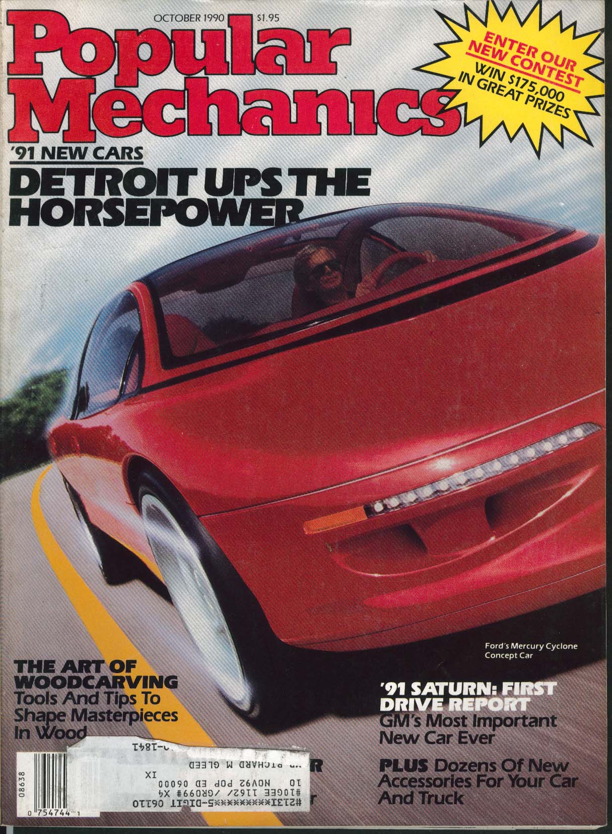 Image for POPULAR MECHANICS Ford Mercury Cyclone Concept 1991 Saturn test drive ++ 10 1990