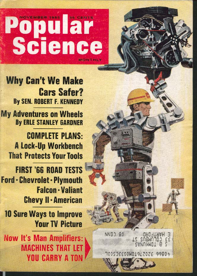 Image for POPULAR SCIENCE Robert Kennedy Falcon Valiant Chevy II American tests ++ 11 1965