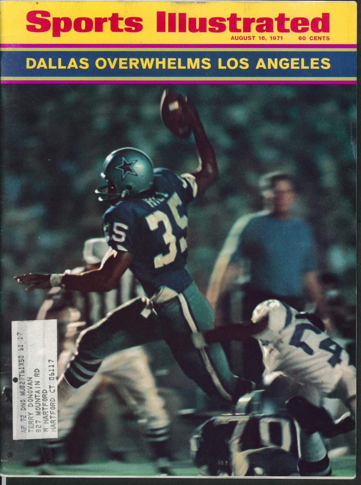 Image for SPORTS ILLUSTRATED Frank Shorter Tommy Prothro J P Heinz Joe THeismann 8/16 1971
