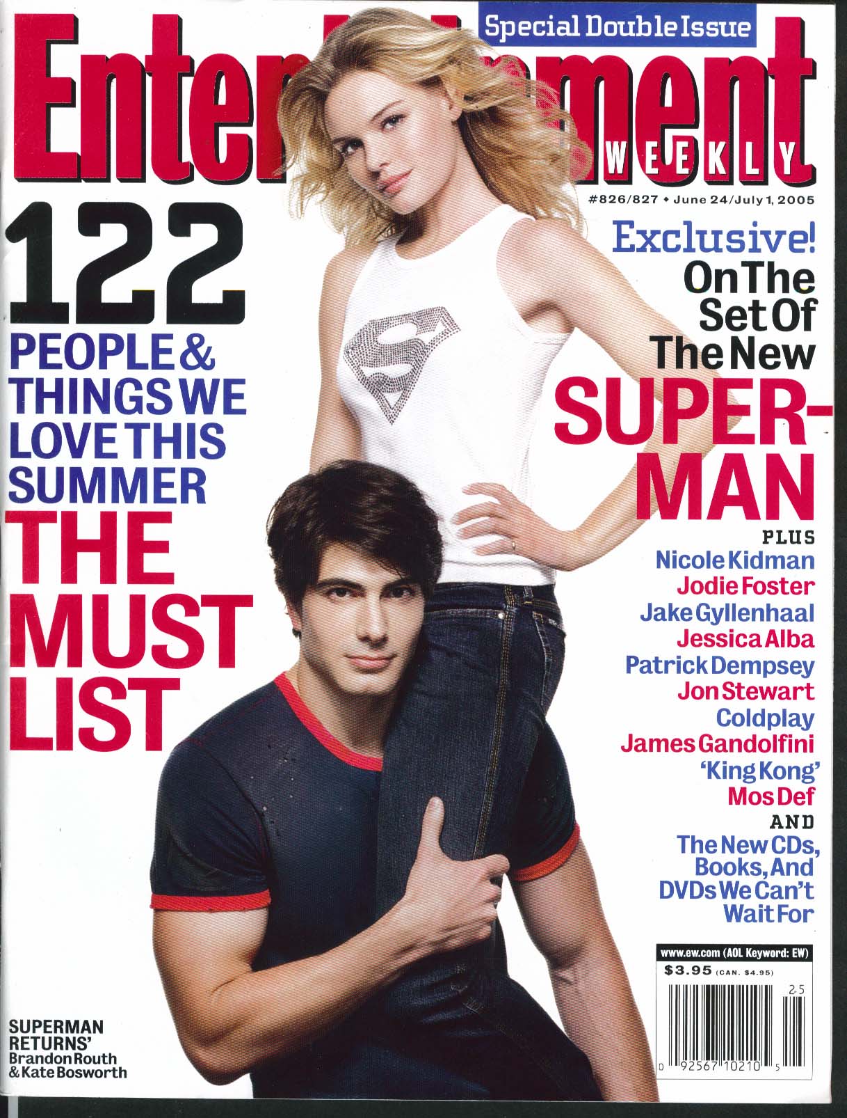 Image for ENTERTAINMENT WEEKLY #826 Brandon Routh Kate Bosworth Nicole Kidman ++ 6/24 2005