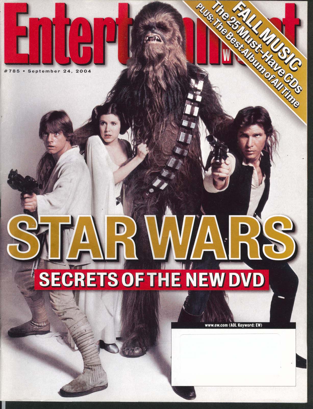 Image for ENTERTAINMENT WEEKLY George Lucas Bernie Mac Johnny Knoxville ++ 9/24 2004