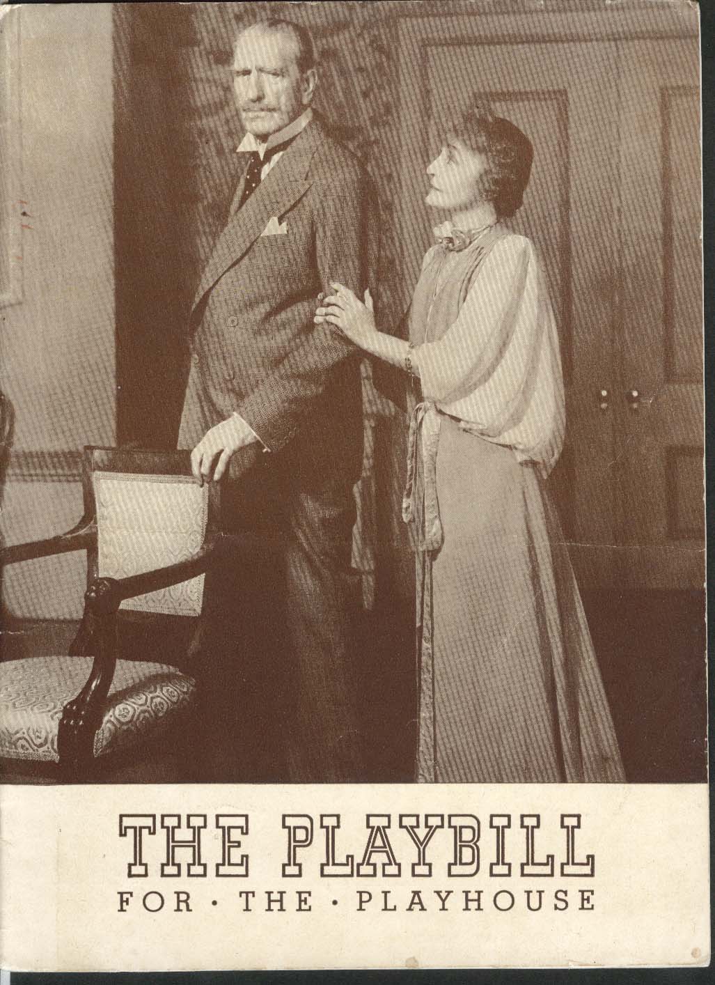 Image for Spring Again Playbill 2/9/42 Grace George C Aubrey Smith Playhouse