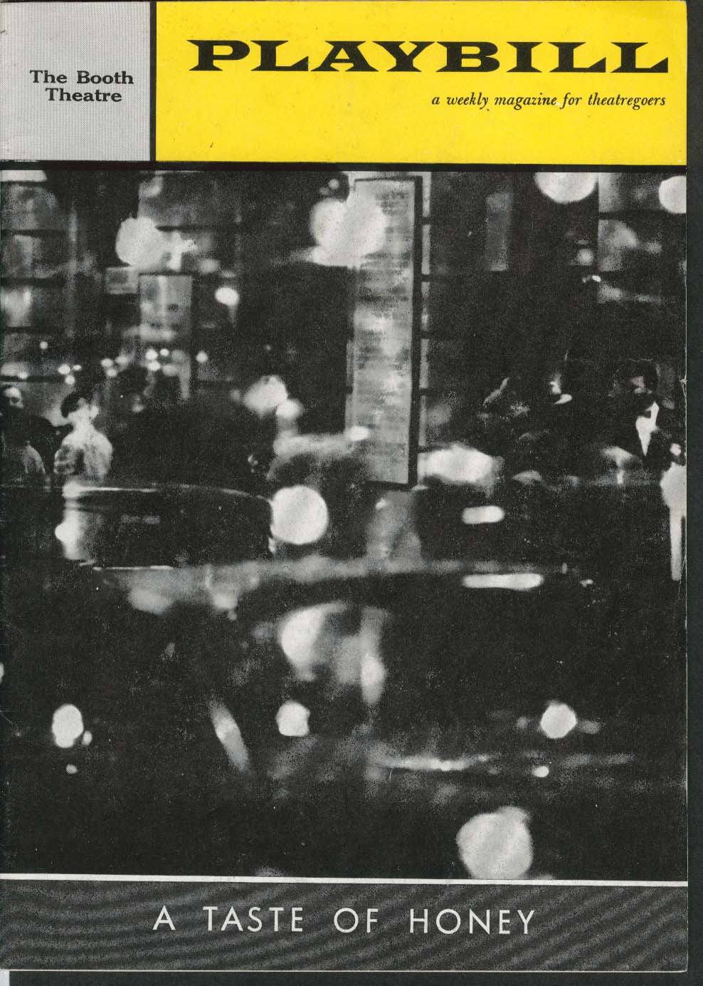 Image for A Taste of Honey Playbill 5/22/61 Hermione Baddeley Frances Cuka Nigel Davenport