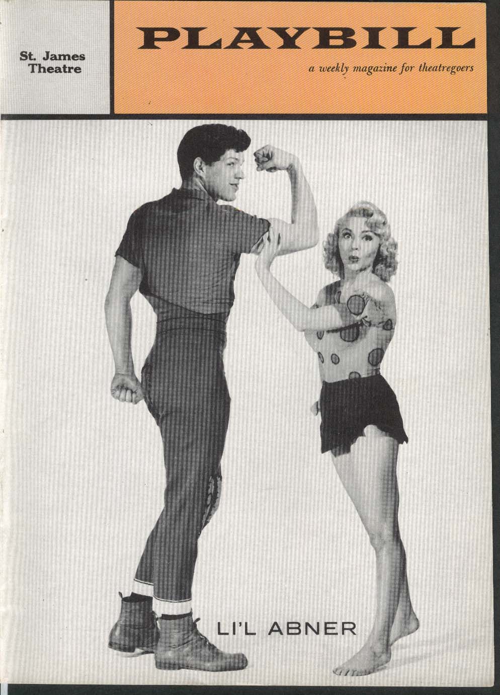 Image for Li'l Abner Playbill 5/26/58 Peter Palmer Howard St John Stubby Kaye St James