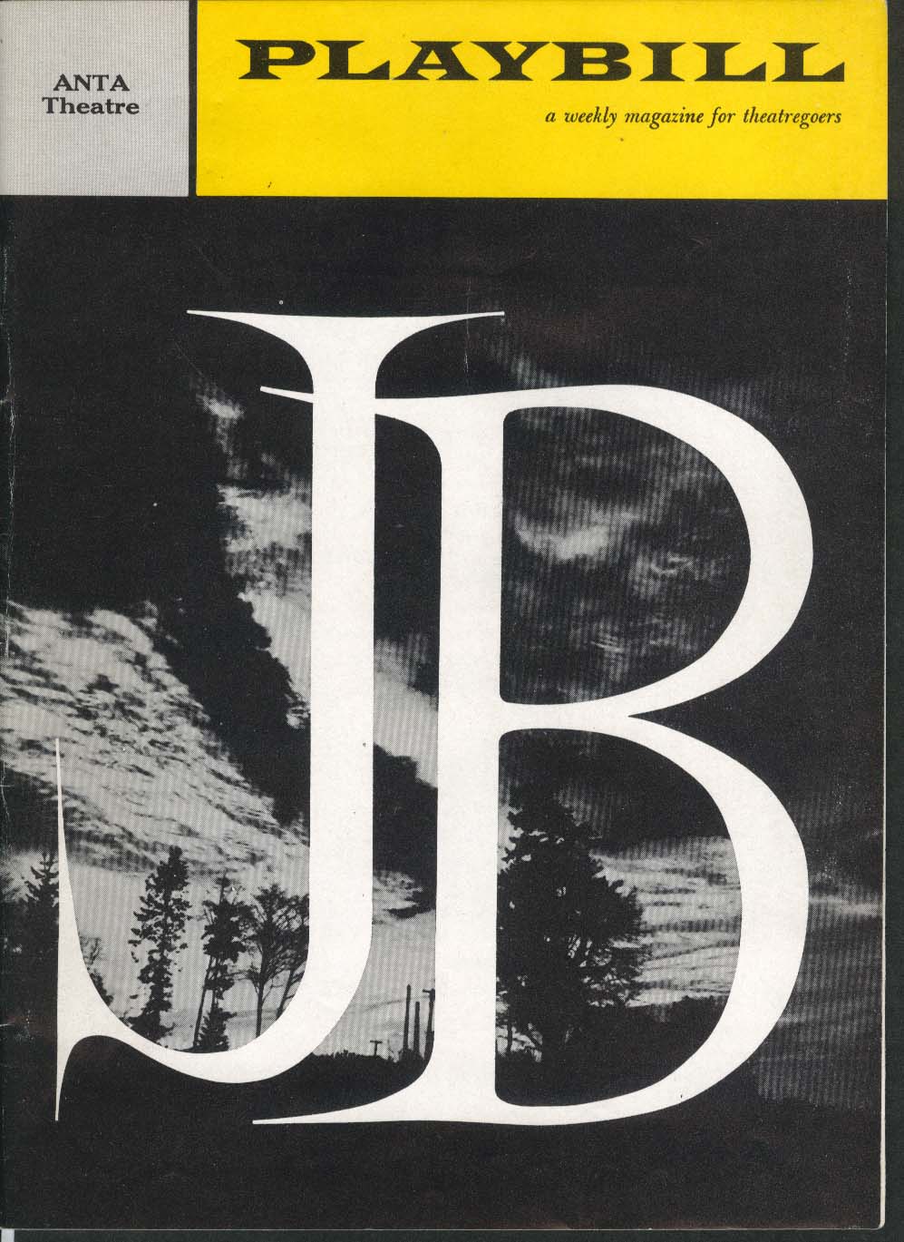 Image for J.B. Playbill 12/29/58 Pat Hingle Christopher Plummer Raymond Massey Elia Kazan