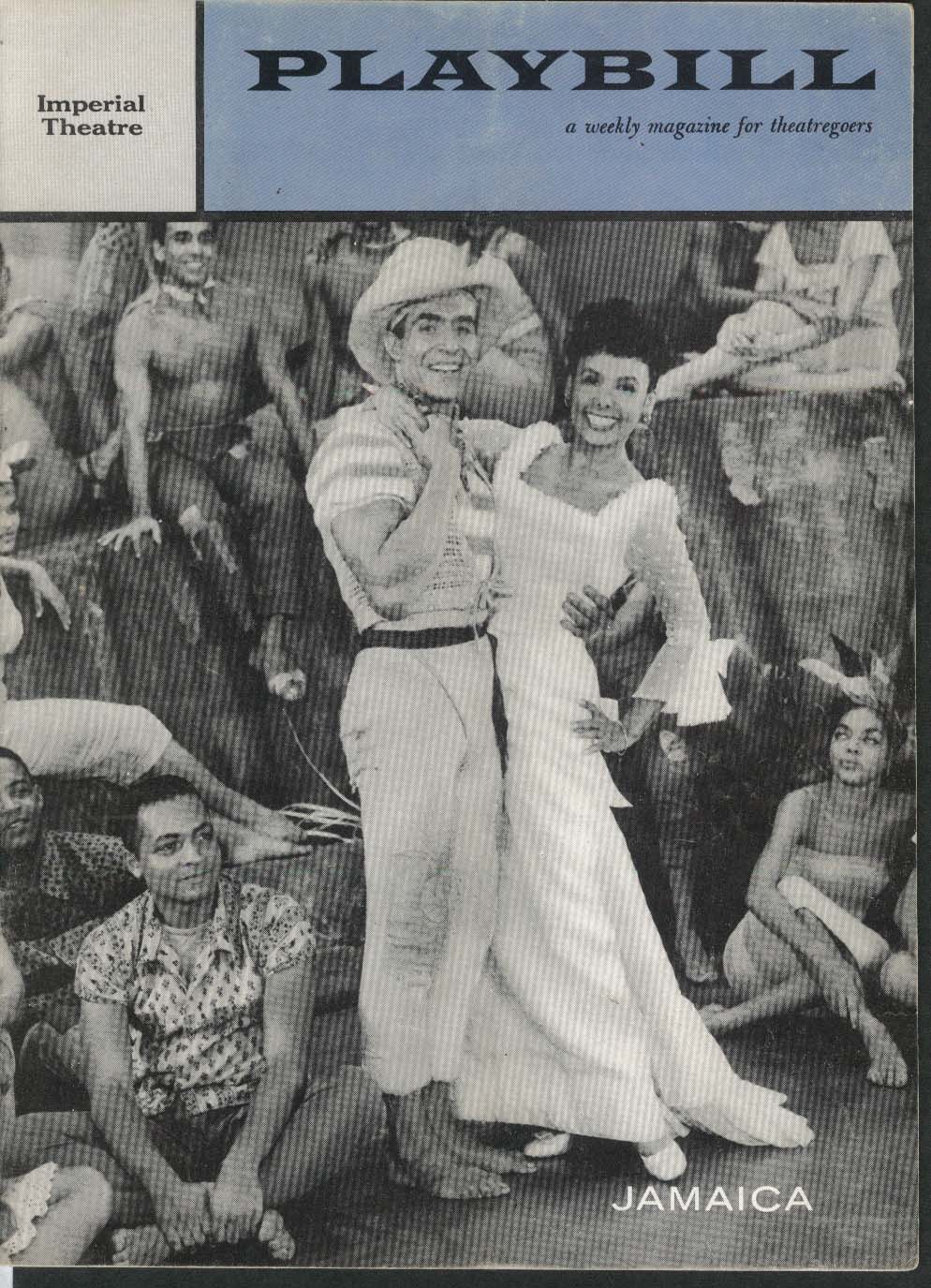Image for Jamaica Playbill 6/23/58 Lena Horne Ricardo Montalban Imperial Theatre