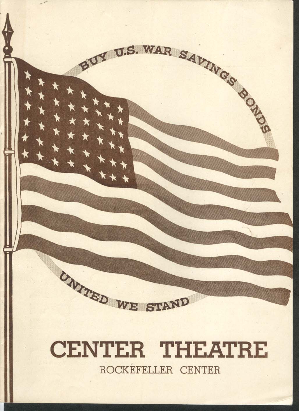 Image for Stars on Ice Playbill 7/4/43 Freddie Tenkler Carol Lynne Twinkle Watts Center