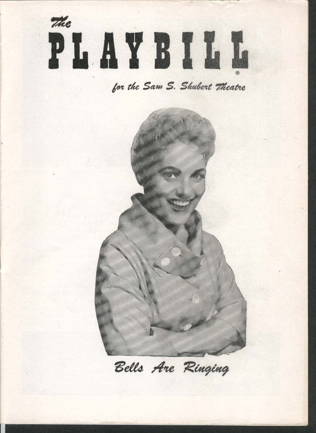 Image for Bells Are Ringing Playbill 7/22/57 Judy Holliday Betty Comden Adolph Green