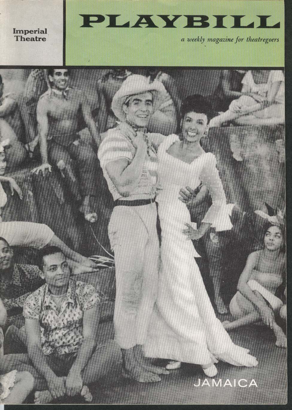 Image for Jamaica Playbill 8/25/58 Lena Horne Ricardo Montalban Ossie Davis Adelaide Hall
