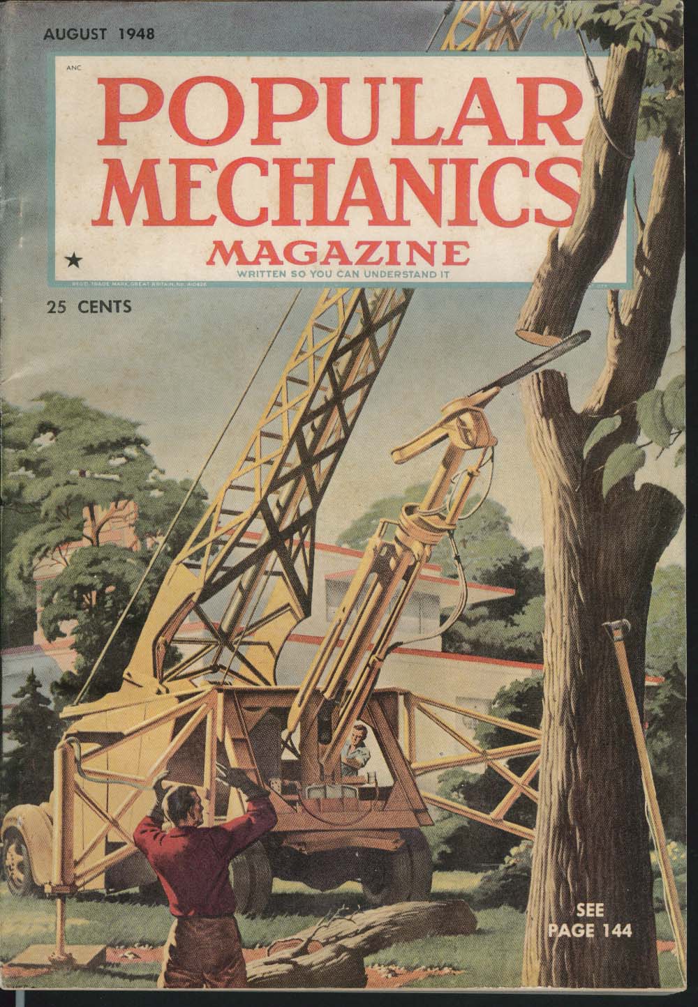 Image for POPULAR MECHANICS Synthetic Oil Iron Stevedores Coal Docks Hoover Dam 8 1948
