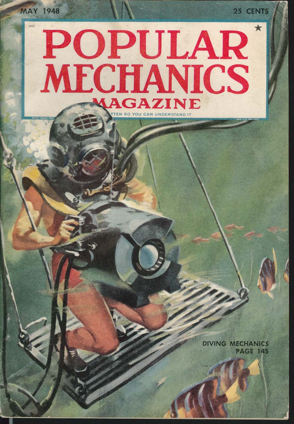 Image for POPULAR MECHANICS Spark Plugs Sea Craft Cabin Cruiser Feudal Crafstmen 5 1948
