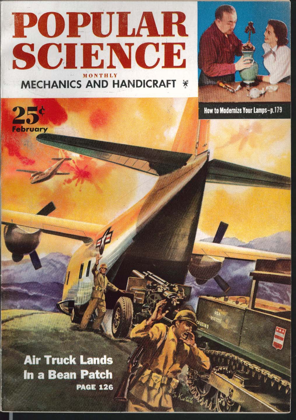 Image for POPULAR SCIENCE Chrysler Sports Car North Pole Hudson Robot Messenger 2 1952