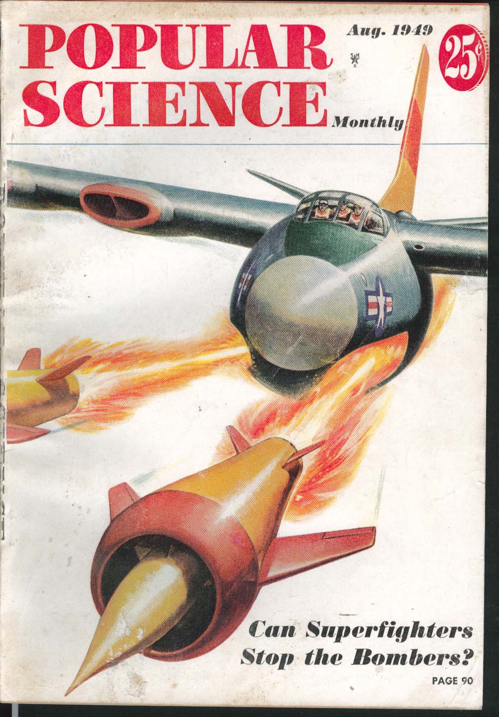 Image for POPULAR SCIENCE Gas Turbine Dodge Plymouth Algae Air Conditioning 8 1949