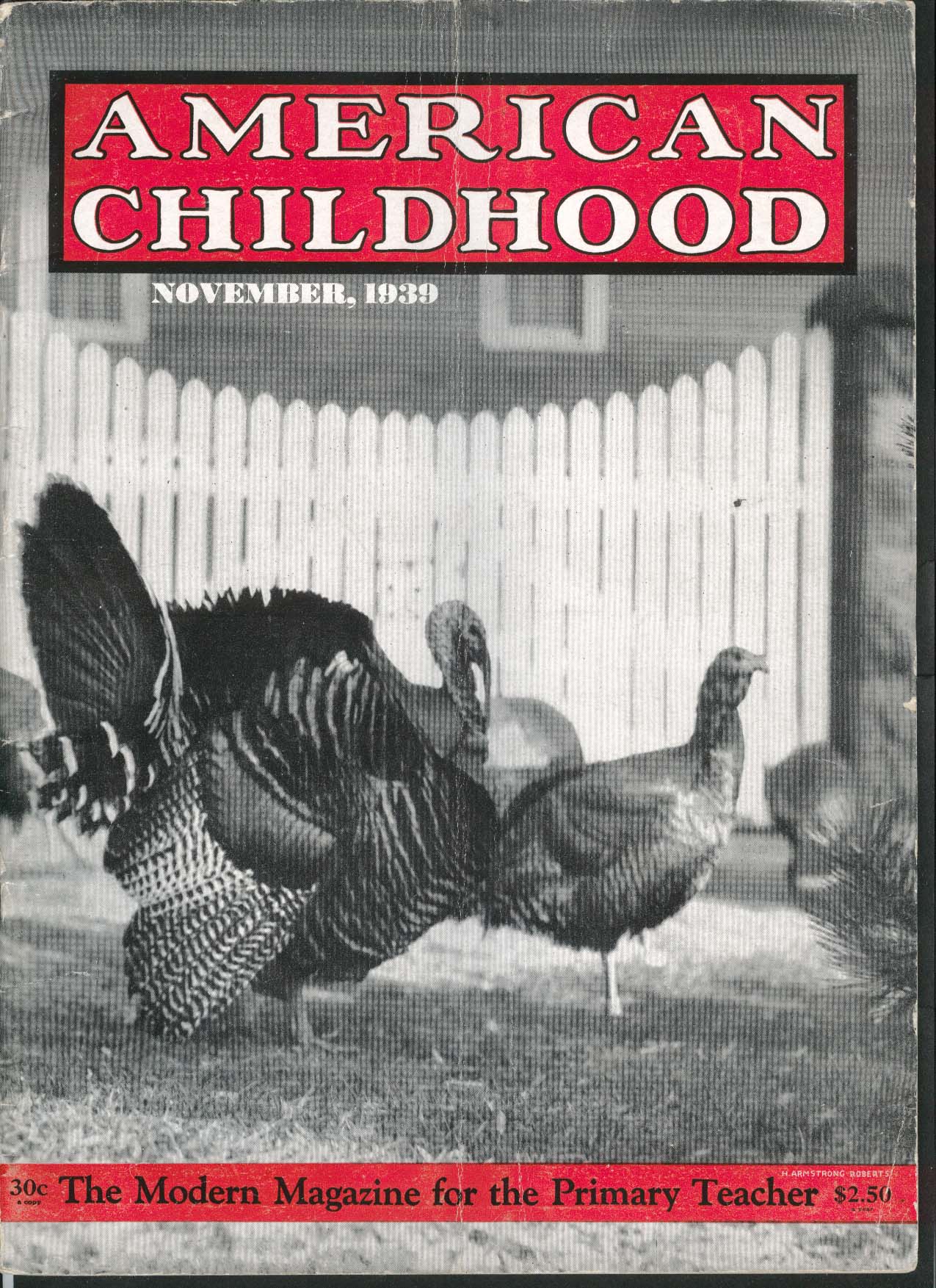 Image for AMERICAN CHILDHOOD Thanksgiving Harvest Winter Florence Piper Tuttle 11 1939